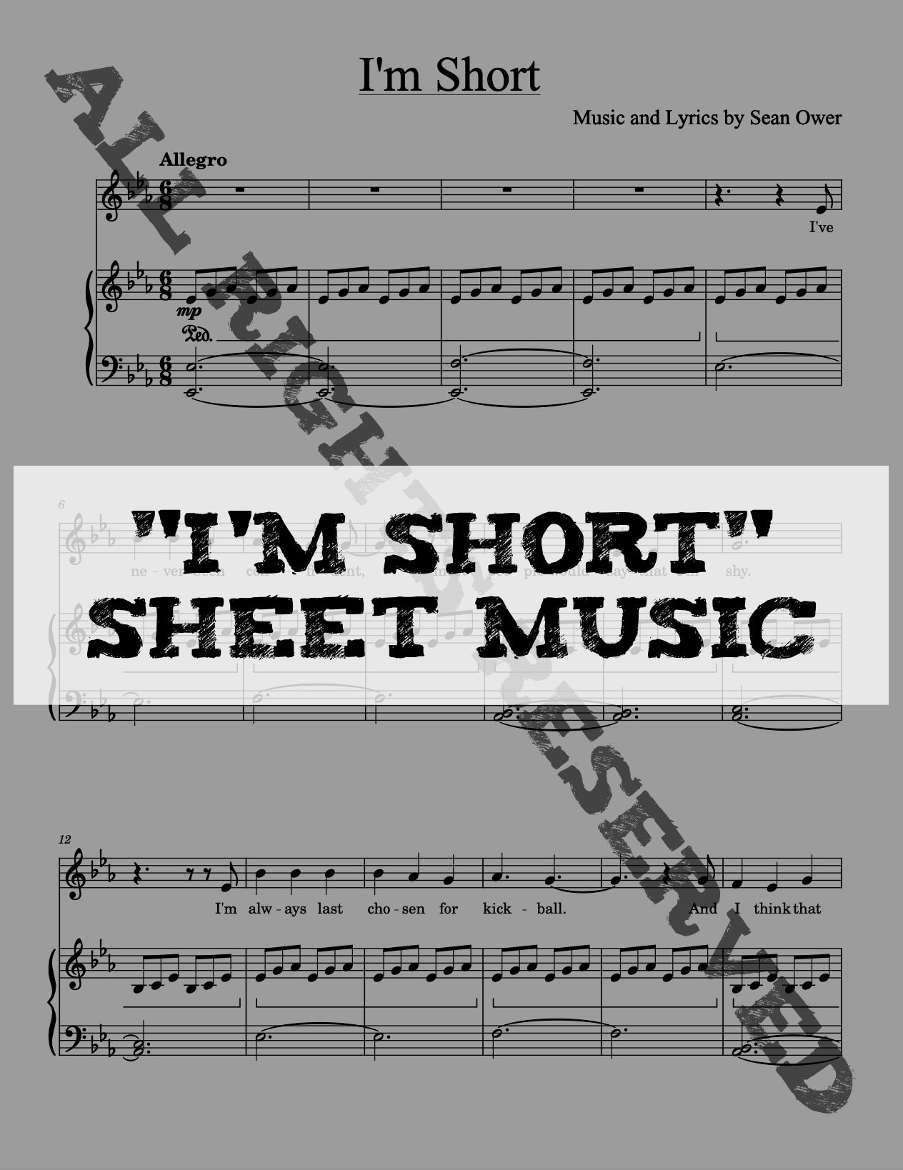 I'm Short - Sheet Music