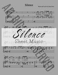 Silence - Sheet Music